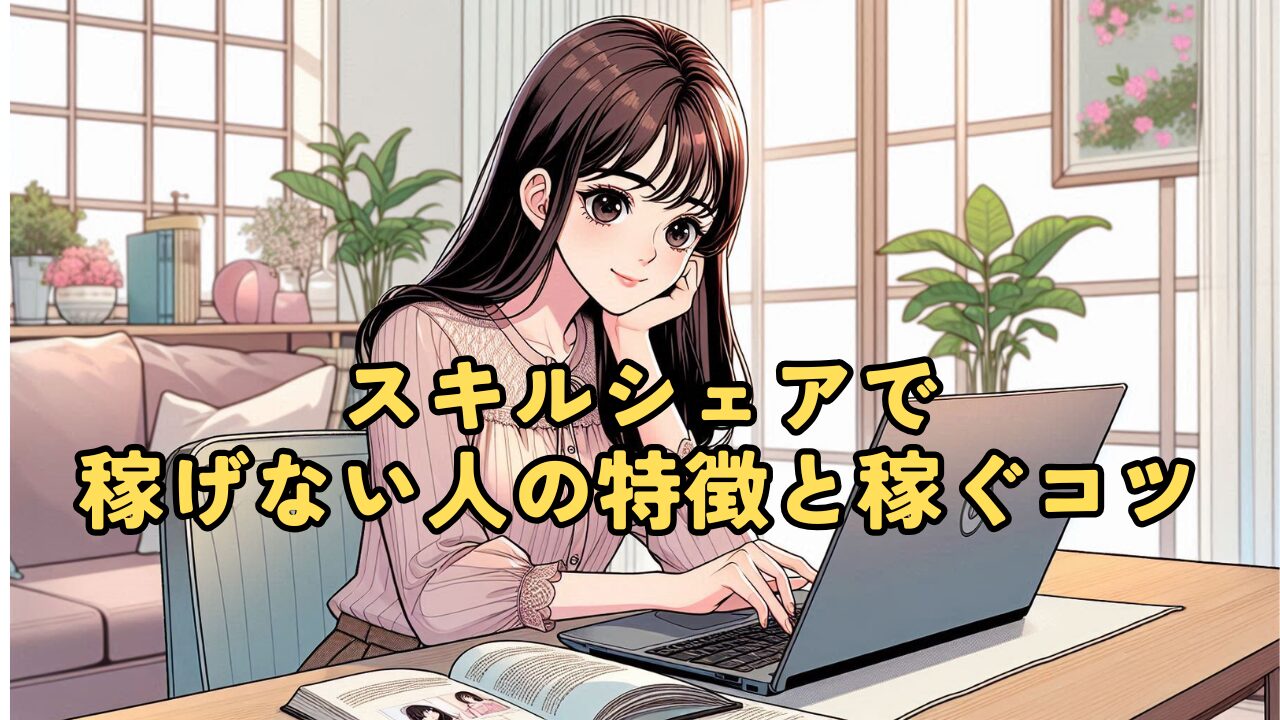 スキルシェアで稼げない人の特徴や稼ぐコツを徹底解説！